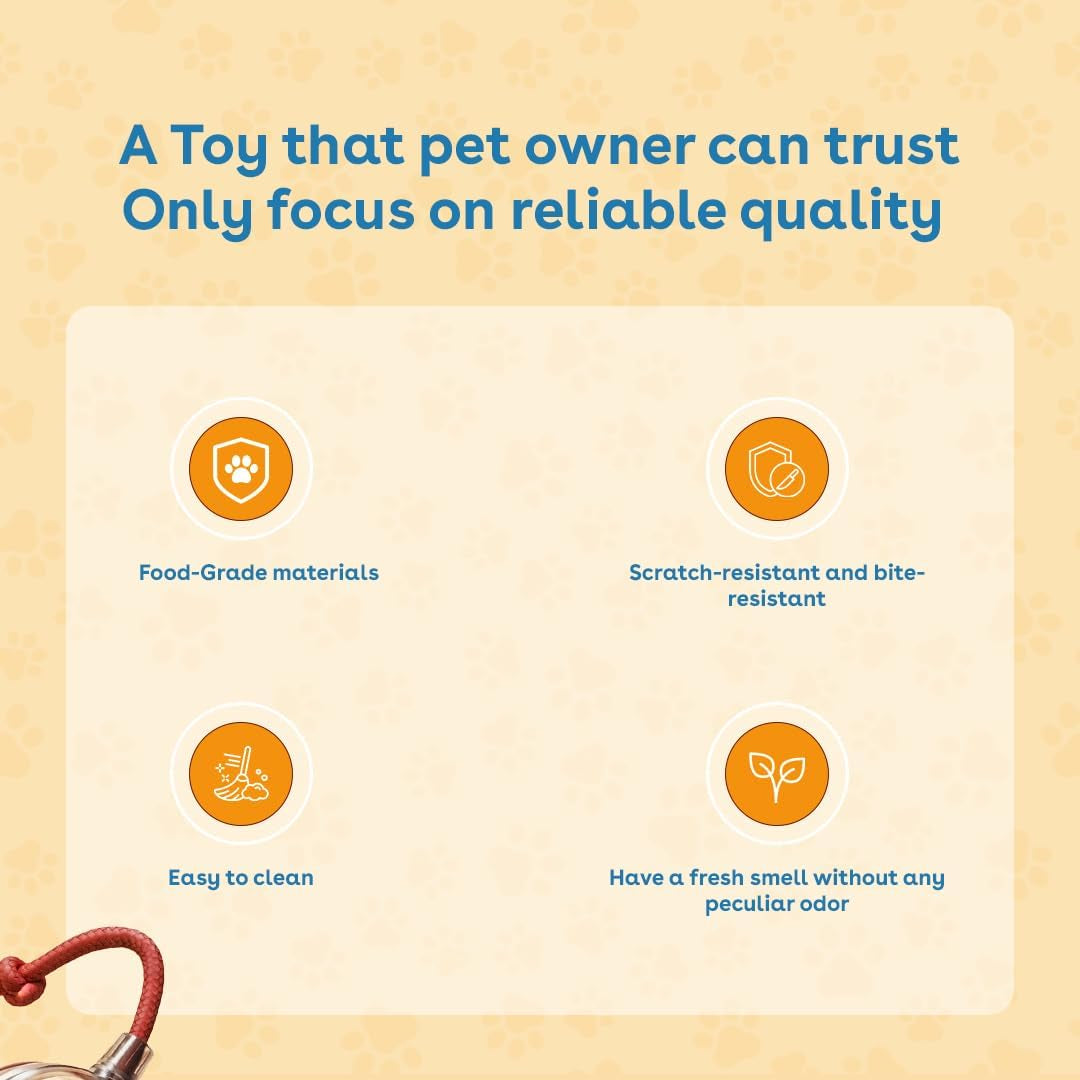 Interactive Cat Toy Ball, Automatic Intercative Cat Toys for Indoor Cats, the 3Rd Generation Agile Moving Cat Ball with Elastic Mesh Tail, Toys for Indoor Adult Cats, Motion Activated (Blue)