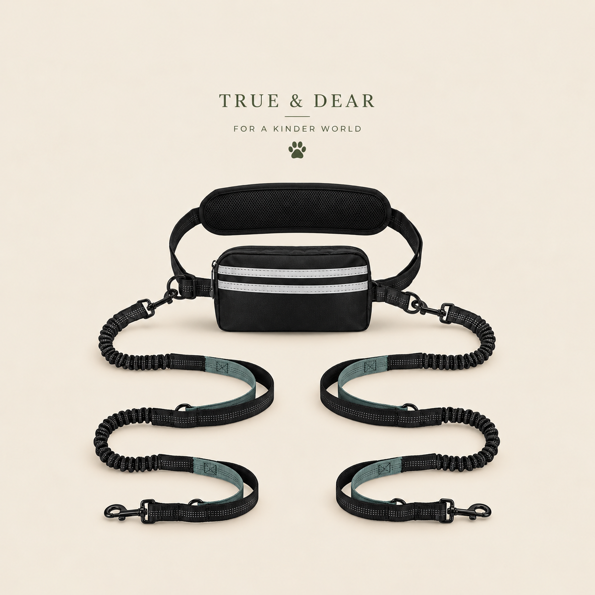 The Duo — Hands-Free Double Dog Leash