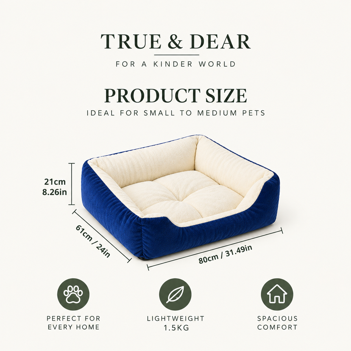 The Royal Lounger — Plush Comfort Pet Bed