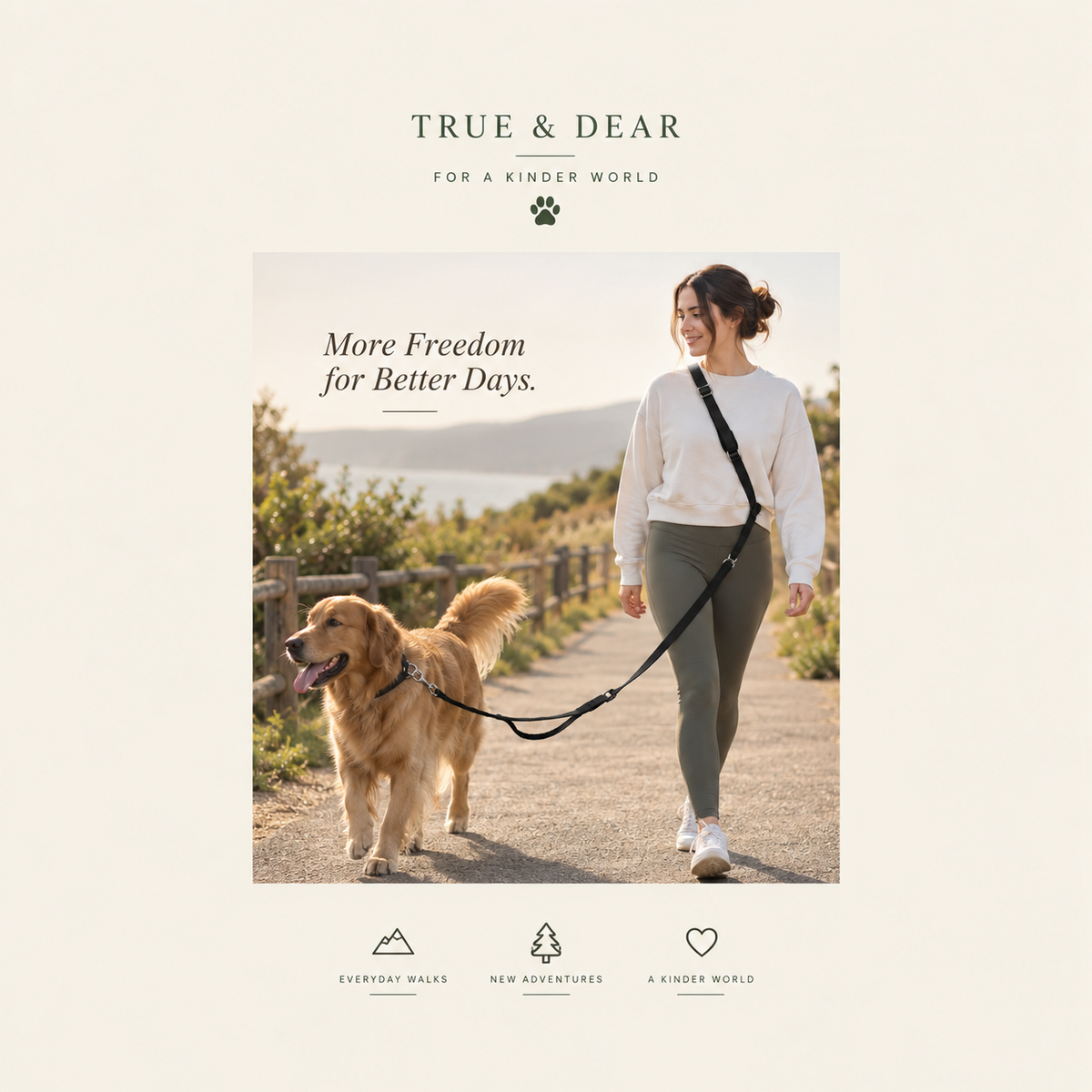 The Roamer — Hands-Free Dog Leash