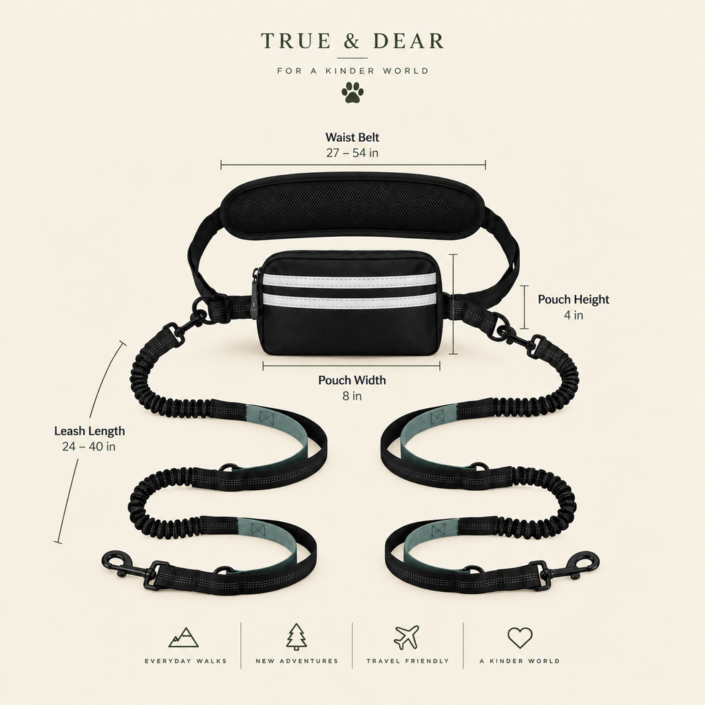 The Duo — Hands-Free Double Dog Leash